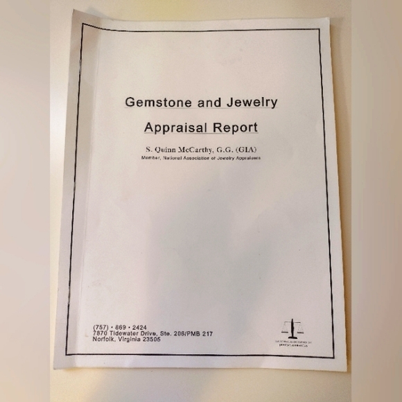 Women's Diamond Ring with Matching Band with Appraisal Report - Picture 6 of 7